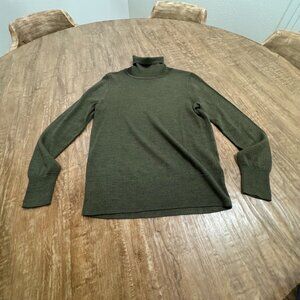 J. Crew Factory Turtleneck Sweater - Olive Green - Size Medium